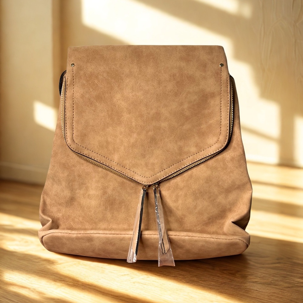 27. NWT Violet Ray NYC Backpack (Tan/Brown)